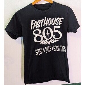 Fasthouse 805 Atmosphere T-Shirts Black Size S Small (409)